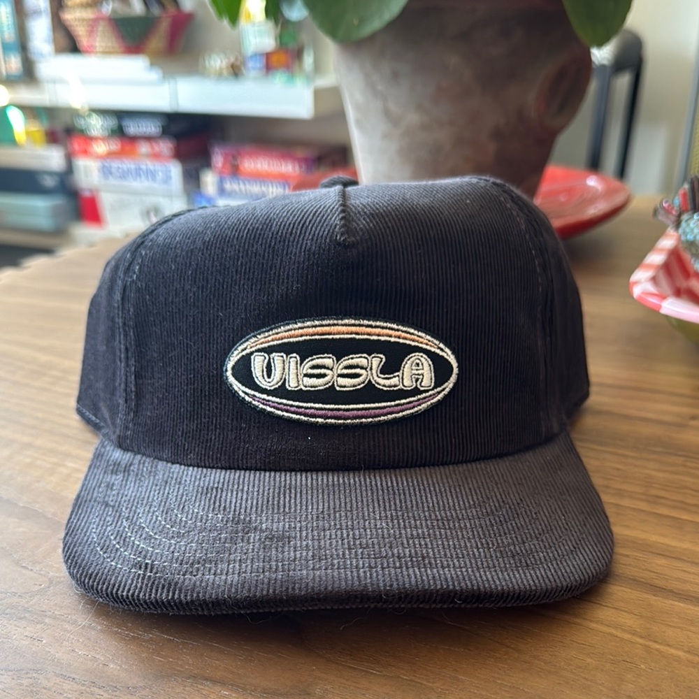 Vissla Black Corduroy Cap